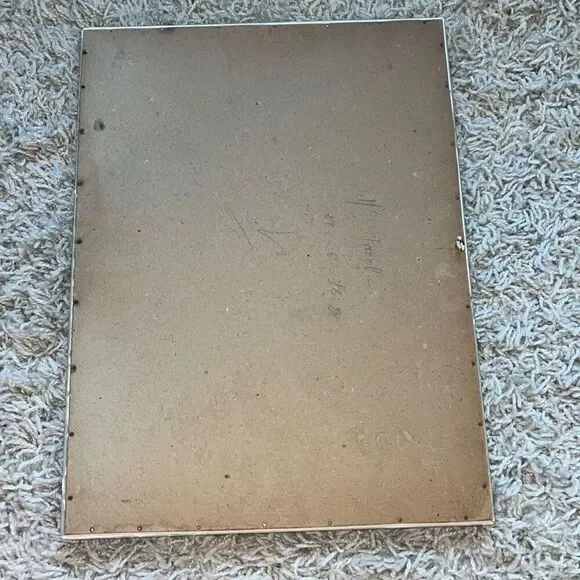 Vintage Cross Stitch Framed Tapestry Birds 11x15 Frame - Picture 5 of 10